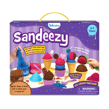 Sandeezy: Ice Cream Parlour | Sensory Toy & Pretend Play Set (ages 3-7)