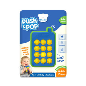 Push & Pop: Mobile Phone | Sensory & Fidget Toy (Ages 9-24 months)