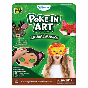 Poke-in Art: Animal Masks | No Mess Art for Kids (ages 4 + ) - Learning & Education
