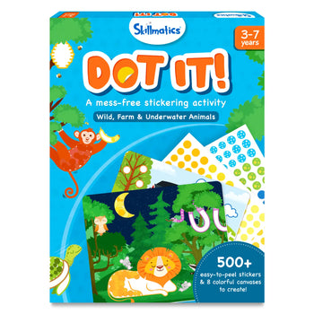Dot it! - Wild, Farm & Underwater Animals | No mess sticker art (ages 3-7)