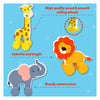 Wooden animal push toys with smooth rolling wheels from the Pop Roll & Play Bundle
