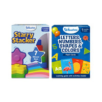 Colourful Stack and Read Combo (Ages 6m-4y)