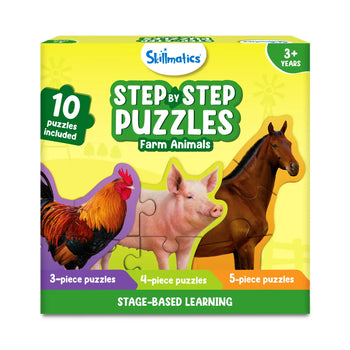 Step By Step Puzzle: Farm Animals (ages 3+)