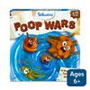 Poop Wars card game with cartoon fecal characters in water for ages 6+