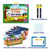 Skillmatics Search & Find Sight Words learning kit with activity mats, markers, and certificate