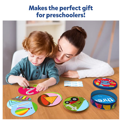 Educational learning game for preschoolers from Write and Learn Cards for Toddlers