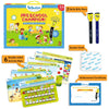 Children’s educational kit with activity mats pens duster cloth and achievement certificate