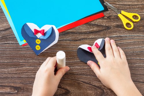 greeting card for on father-s day heart