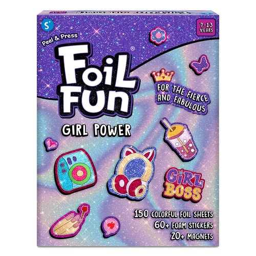 Foil Fun: Girl Power | No Mess Magnetic Art Kit (Ages 7-13)