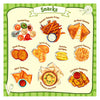 Colorful illustrated snack menu from 100 Most Real Play Foods for realistic pretend play