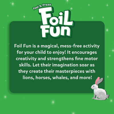 Foil Fun: World Of Animals | No Mess Art Kit (ages 4-9)