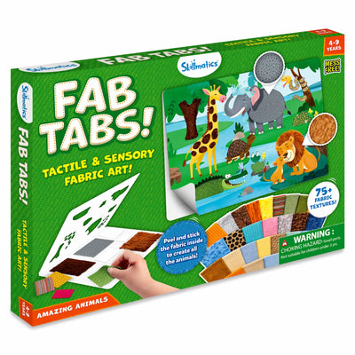 Fab Tabs: Amazing Animals | Tactile & Sensory Fabric Art (ages 4+)