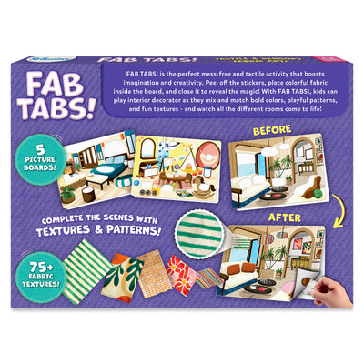 Fab Tabs: Design Your Dream Home | Tactile & Sensory Fabric Art (ages 4+)