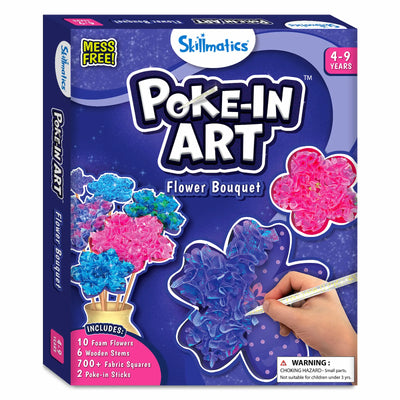 Poke-in Art: Flower Bouquet | No Mess Art for Kids (ages 4-9)