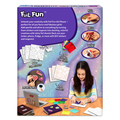 Foil Fun: Girl Power | No Mess Magnetic Art Kit (Ages 7-13)
