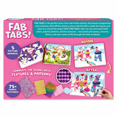 Fab Tabs: Unicorns & Princesses | Tactile & Sensory Fabric Art (ages 4+)