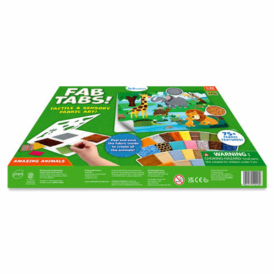 Fab Tabs: Amazing Animals | Tactile & Sensory Fabric Art (ages 4+)