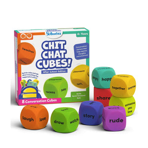 Chit Chat Cubes: After School Edition | Conversation Starter Game (ages 4+)