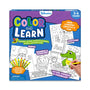 Color and Learn: Letters, Numbers, Phonics and Shapes | Colouring Book (ages 3-6)
