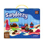 Children’s play sand set for creating dessert-themed molds from Sandeezy Delicious Desserts set