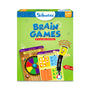 Skillmatics Brain Games activity set with reusable write and wipe mats and marker for ages 6 to 99
