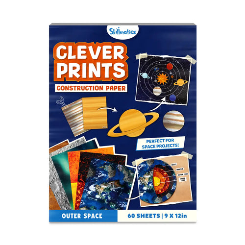 Clever Prints: Outer Space | Construction Paper (60 Sheets)