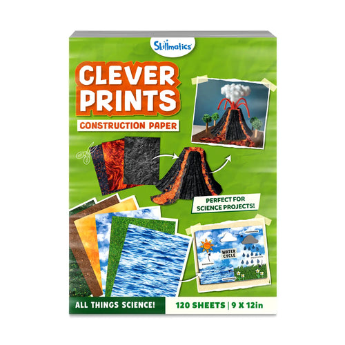 Clever Prints: All Things Science! | Construction Paper (120 Sheets)