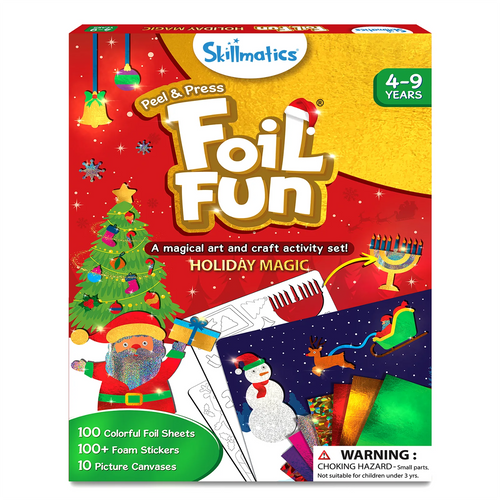 Skillmatics Foil Fun Holiday Magic art and craft activity set for kids ages 4-9