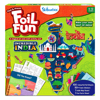 Foil Fun Incredible India | No Mess Art Kit (Ages 4-12)
