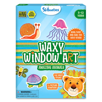 Waxy Window Art: Amazing Animals | Mess-Free Art for Kids (ages 5-12)