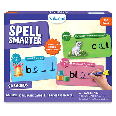 Spell Smarter | Spelling and Phonics Write & Wipe Cards (ages 7-14)