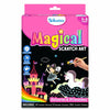 Travel Friendly Magical Scratch Art Book: Unicorns & Princesses (ages 3-8)