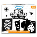 High Contrast Flash Cards for Infants (0-12 months) | 60 Large Pictures, Visual Stimulation & Sensory Development
