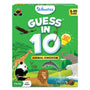 Green board game box for Guess in 10 Animal Kingdom trivia game for ages 6+ and 2-6 players