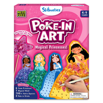 Poke-in Art: Magical Princesses | No Mess Art for Kids (ages 4-9) | DIY Craft Kits