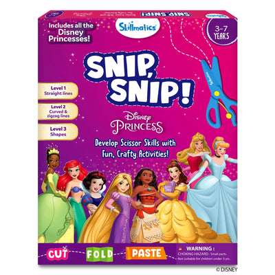 Snip Snip: Disney Princess | Art & Craft Activity Kit (ages 3-7)