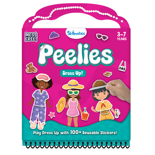 Reusable Sticker Dress-Up Activity Book for Kids Ages 3-7 from Peelies Dress Up series