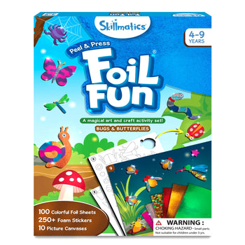 Foil Fun: Bugs & Butterflies | No Mess Art Kit for Kids (ages 4-9)