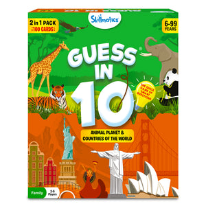 Guess in 10 Combo: Animal Planet + Countries of the World (ages 6+)