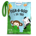 Peek-A-Boo: Jungle Theme (Ages 6 months+) - Soft Cloth Baby Book