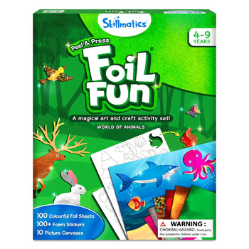 Foil Fun: World Of Animals | No Mess Art Kit (ages 4-9)