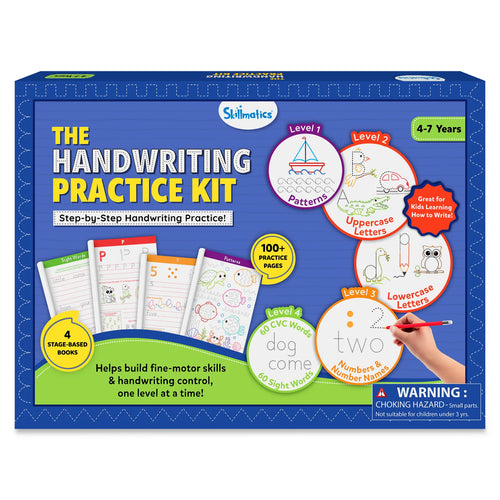 Handwriting Practice Kit 4 stage-based writing workbooks for kids ages 4-7