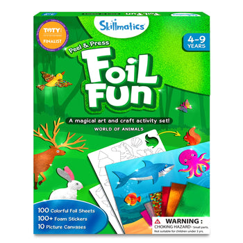 Foil Fun: World Of Animals | No Mess Art Kit (ages 4-9)