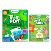 Safari Craft Combo with Skillmatics activity kits for foil art and scissor skills featuring animal themes