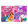 Two Skillmatics Fairy Tale Craft Kits for children aged 4-9 showcasing art and craft supplies