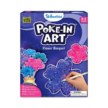 Poke-in Art: Flower Bouquet | No Mess Art for Kids (ages 4-9)