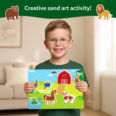 Sand-Tastic Art: Amazing Animals | Controlled-Mess Sand Art (ages 4-10)