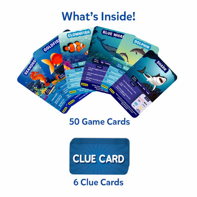 Guess in 10: Underwater Animals | Trivia Card Game (ages 8+)