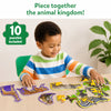 Step By Step Puzzle: Wild Animals (ages 3+)