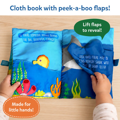 Peek-A-Boo: Under The Sea | Interactive Cloth Book (Ages 6+ months)